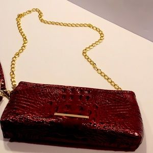 Brahmin clutch shoulder bag